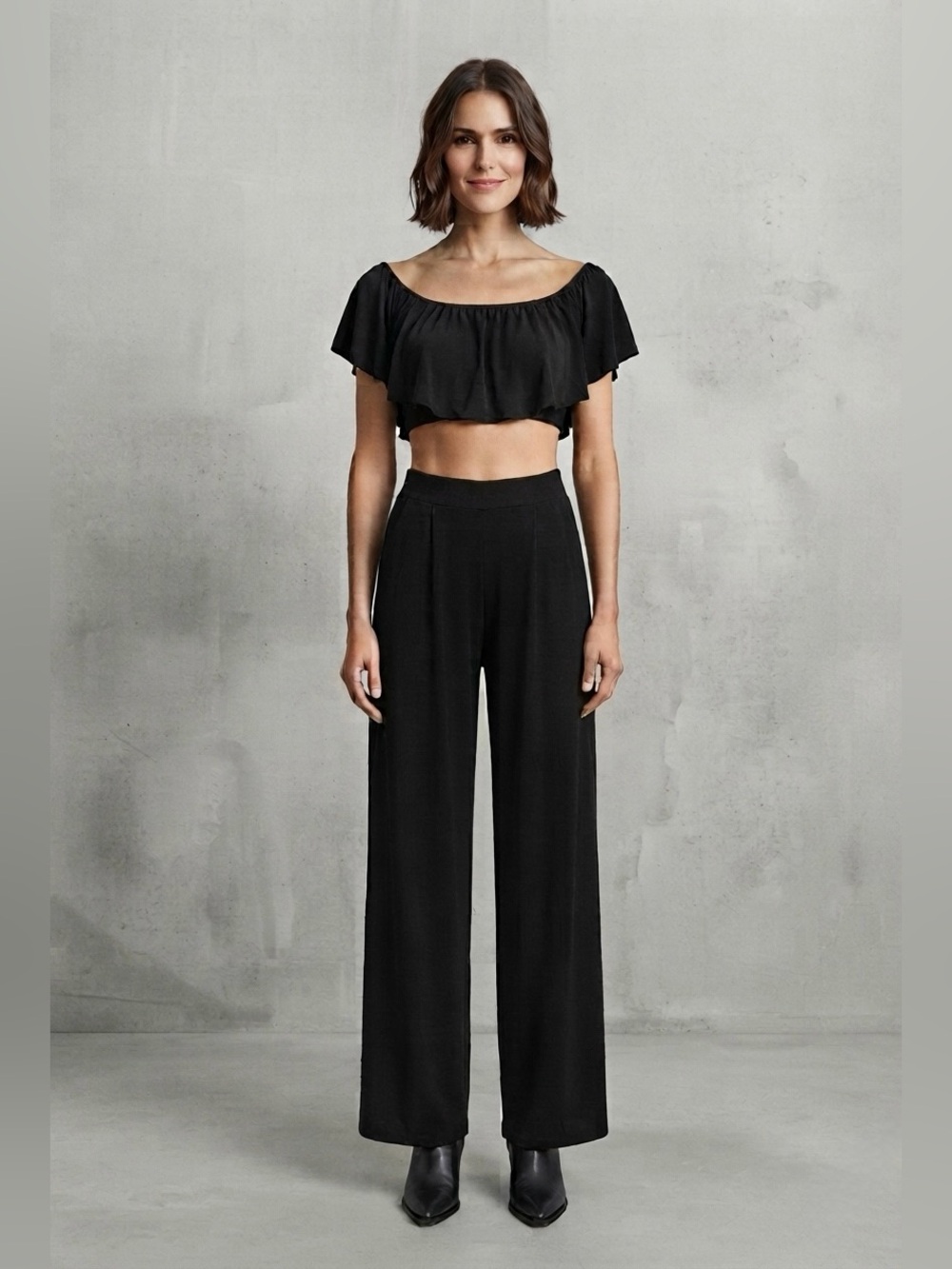 Women’s Black Tory Two Piece with Tube Top